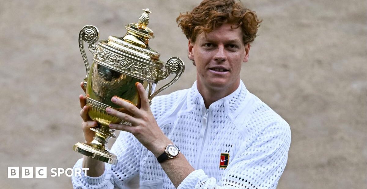 Sinner wins second Wimbledon title after comeback victory