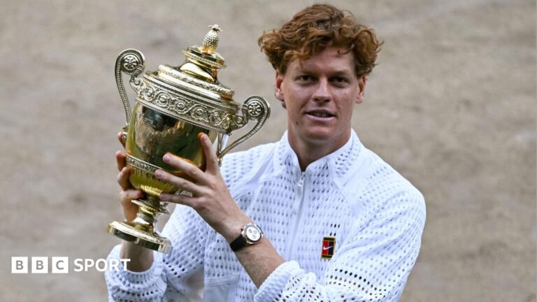 Sinner wins second Wimbledon title after comeback victory