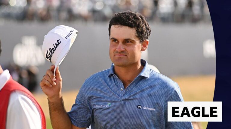 Suber eagles 17th to lead Open first round