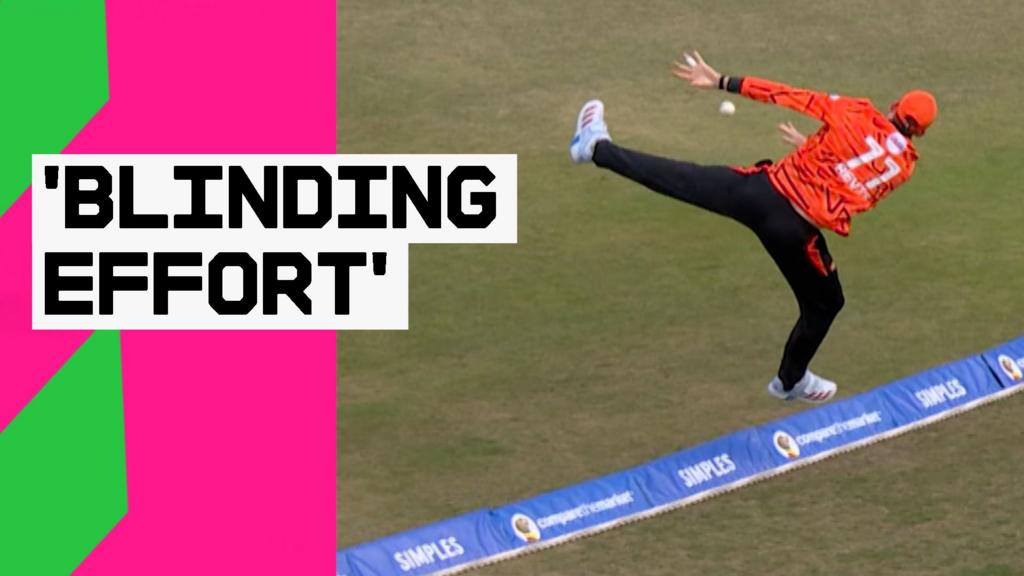 Sunrisers secure first win with two key fielding moments