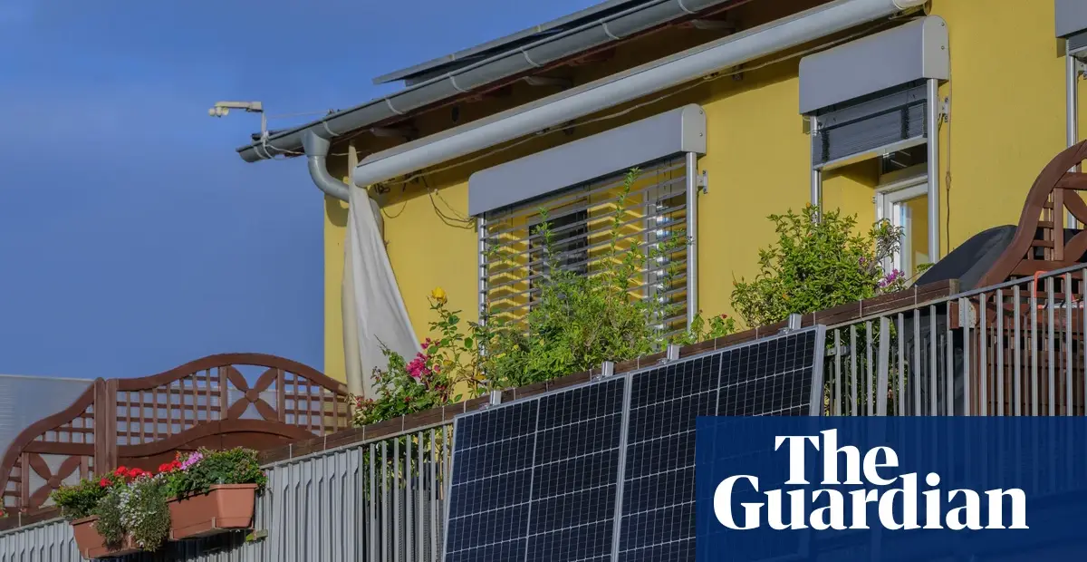 UK households can install plug-in balcony solar panels from August 27