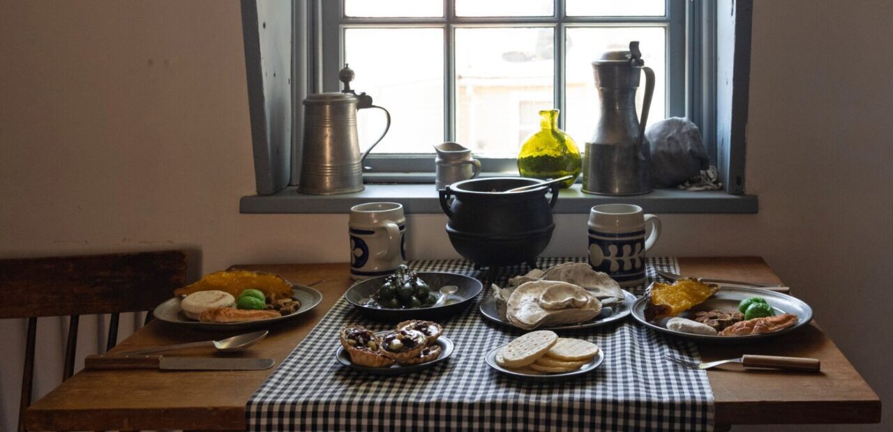 What colonists ate in 1776 and how food defined social class