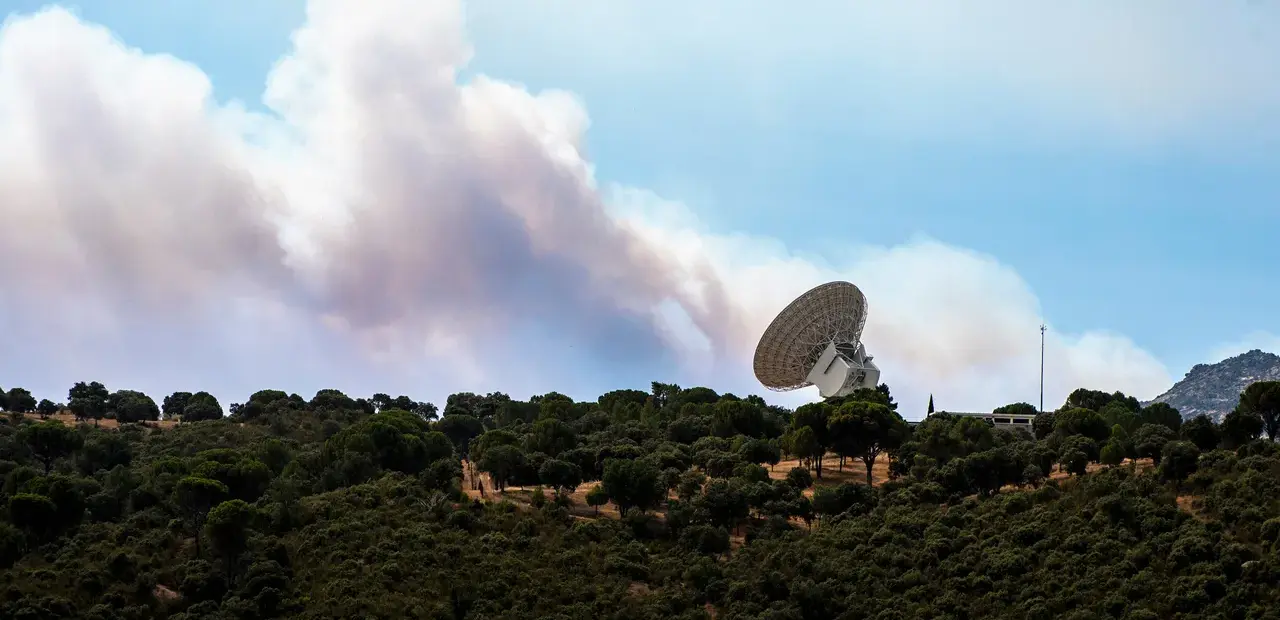 Wildfires Force Evacuation of NASA's Deep Space Network Complex in Spain