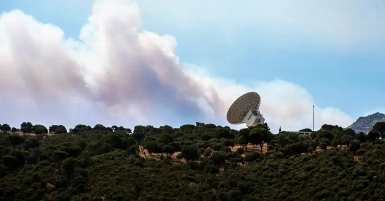 Wildfires Force Evacuation of NASA's Deep Space Network Complex in Spain